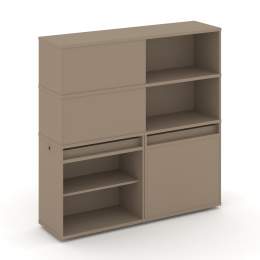 Набор 16 Тумба двойная с надставкой ES.NB.2V-16